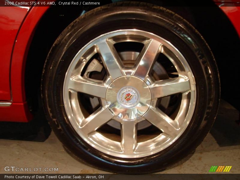 Crystal Red / Cashmere 2008 Cadillac STS 4 V6 AWD