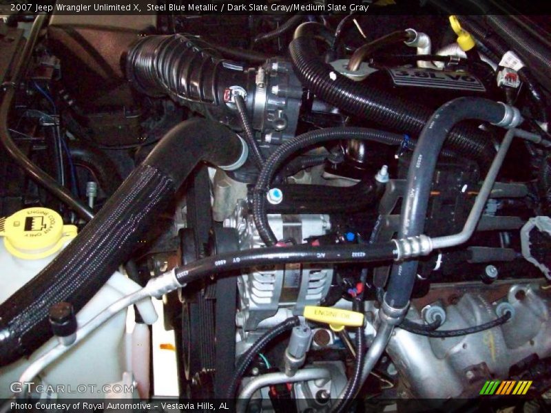 Steel Blue Metallic / Dark Slate Gray/Medium Slate Gray 2007 Jeep Wrangler Unlimited X