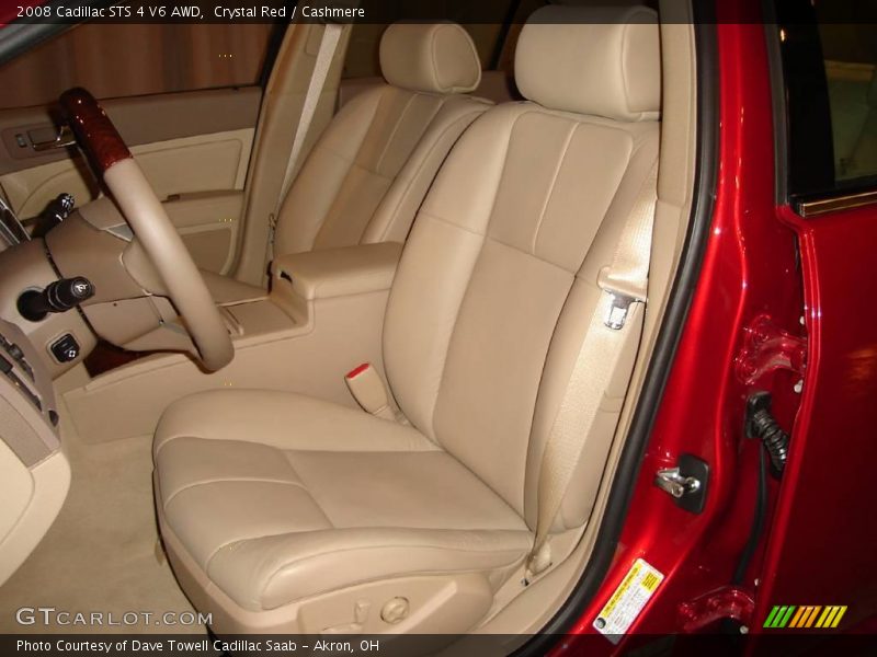 Crystal Red / Cashmere 2008 Cadillac STS 4 V6 AWD