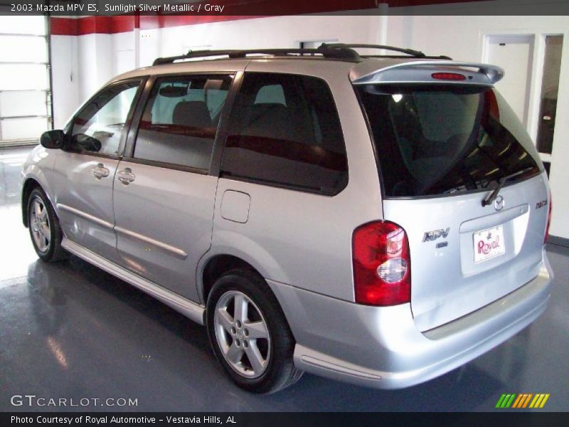 Sunlight Silver Metallic / Gray 2003 Mazda MPV ES