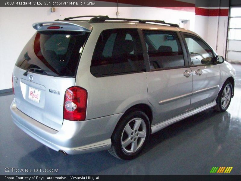 Sunlight Silver Metallic / Gray 2003 Mazda MPV ES
