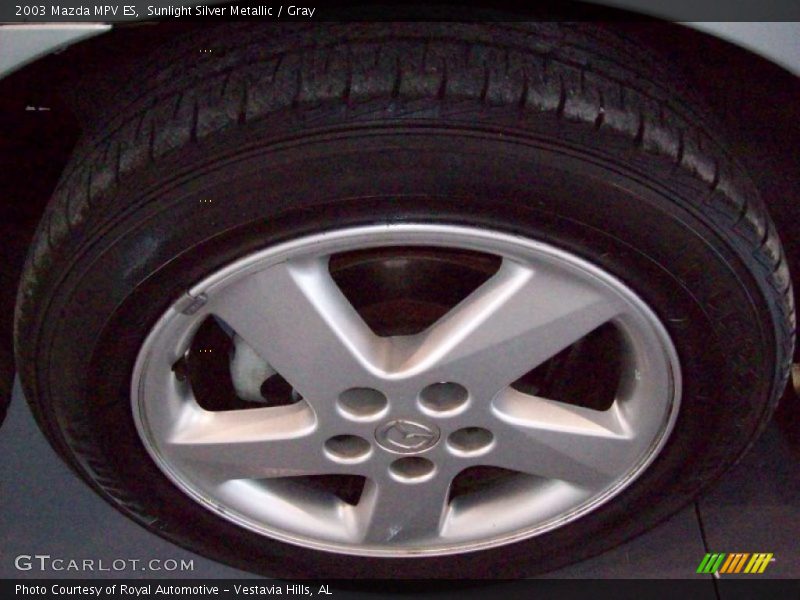 Sunlight Silver Metallic / Gray 2003 Mazda MPV ES