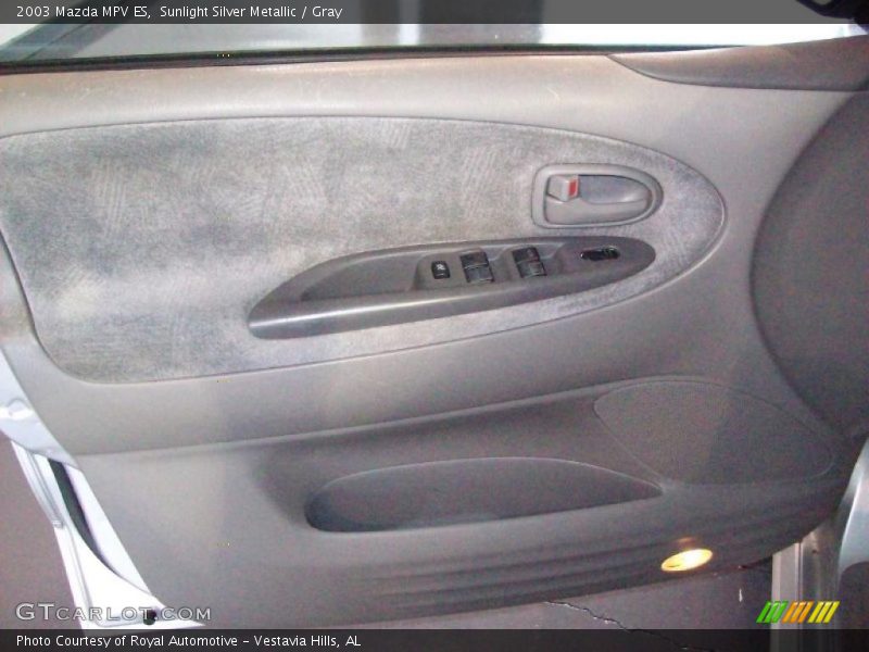 Sunlight Silver Metallic / Gray 2003 Mazda MPV ES