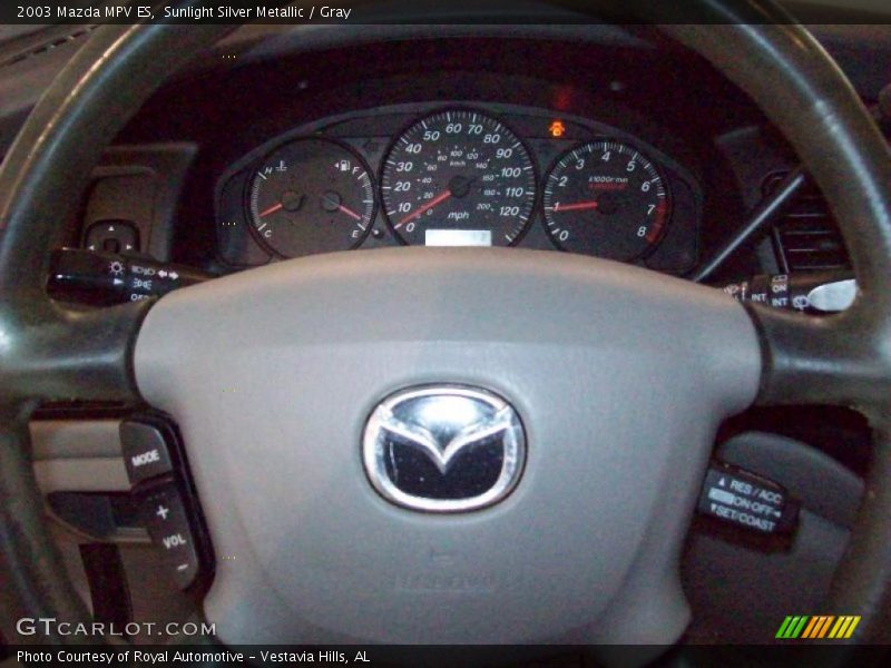 Sunlight Silver Metallic / Gray 2003 Mazda MPV ES