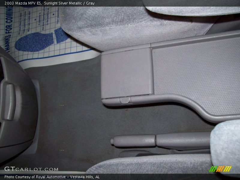 Sunlight Silver Metallic / Gray 2003 Mazda MPV ES