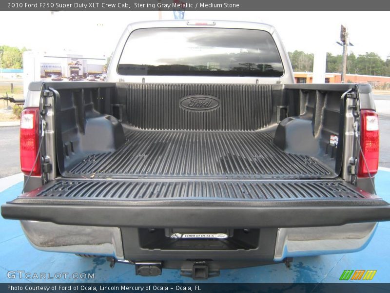 Sterling Gray Metallic / Medium Stone 2010 Ford F250 Super Duty XLT Crew Cab