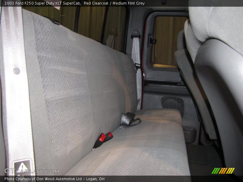 Red Clearcoat / Medium Flint Grey 2003 Ford F250 Super Duty XLT SuperCab