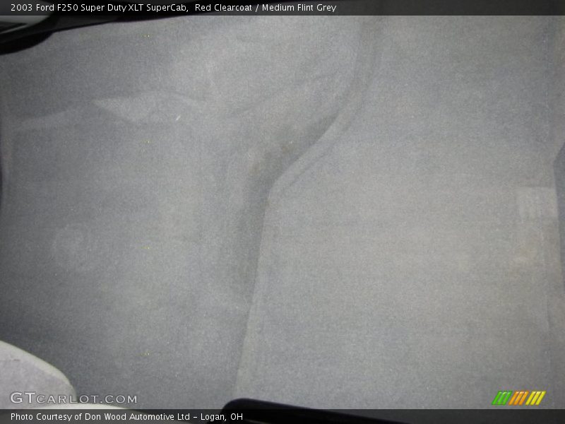 Red Clearcoat / Medium Flint Grey 2003 Ford F250 Super Duty XLT SuperCab