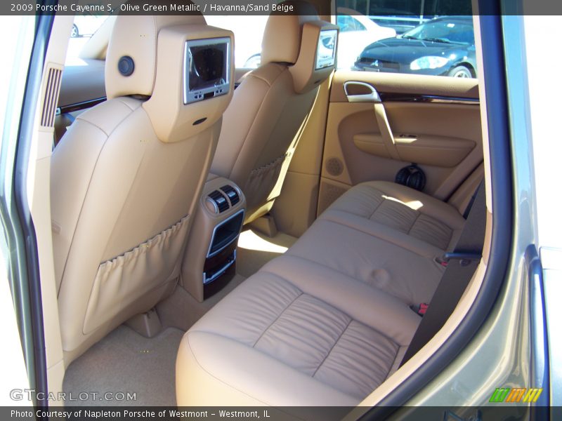 Olive Green Metallic / Havanna/Sand Beige 2009 Porsche Cayenne S