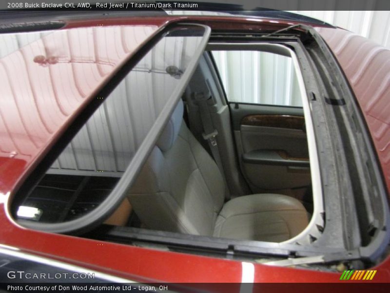 Red Jewel / Titanium/Dark Titanium 2008 Buick Enclave CXL AWD