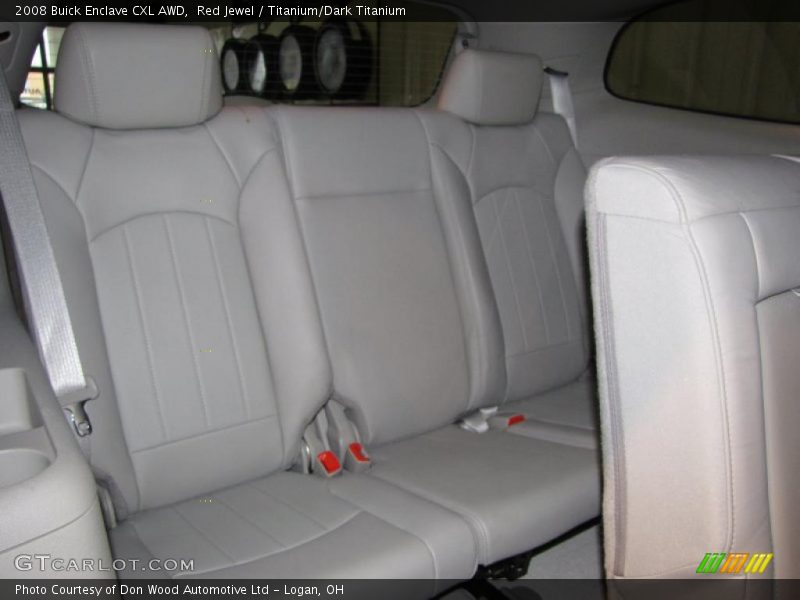 Red Jewel / Titanium/Dark Titanium 2008 Buick Enclave CXL AWD