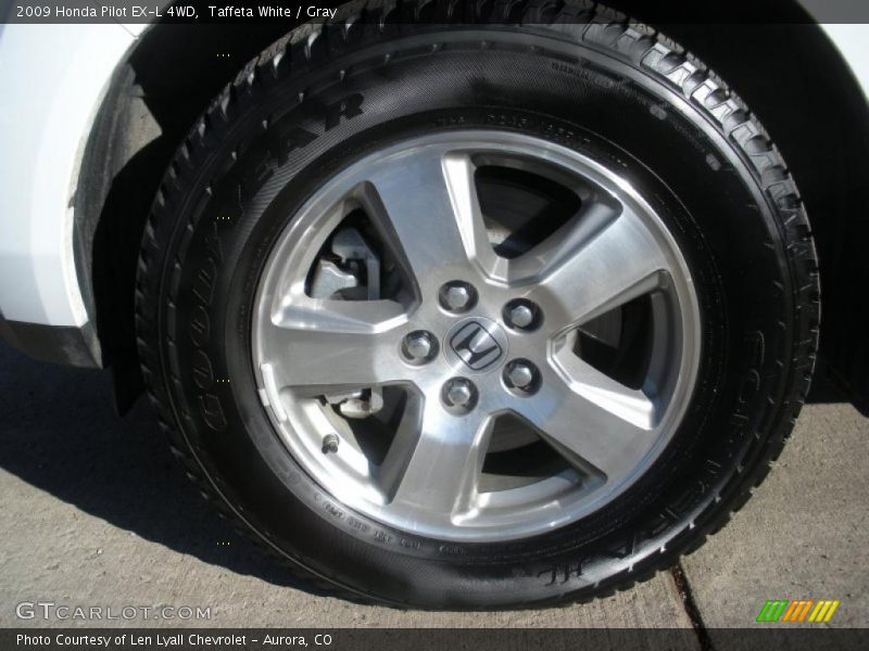 Taffeta White / Gray 2009 Honda Pilot EX-L 4WD