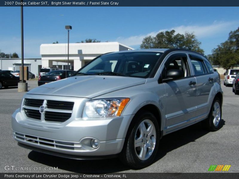Bright Silver Metallic / Pastel Slate Gray 2007 Dodge Caliber SXT