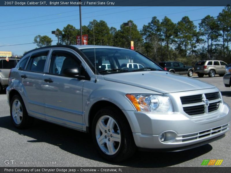 Bright Silver Metallic / Pastel Slate Gray 2007 Dodge Caliber SXT