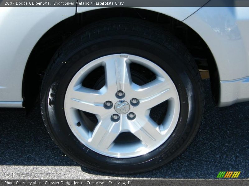 Bright Silver Metallic / Pastel Slate Gray 2007 Dodge Caliber SXT