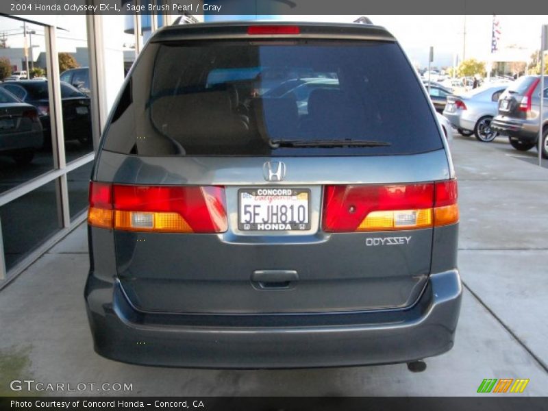 Sage Brush Pearl / Gray 2004 Honda Odyssey EX-L