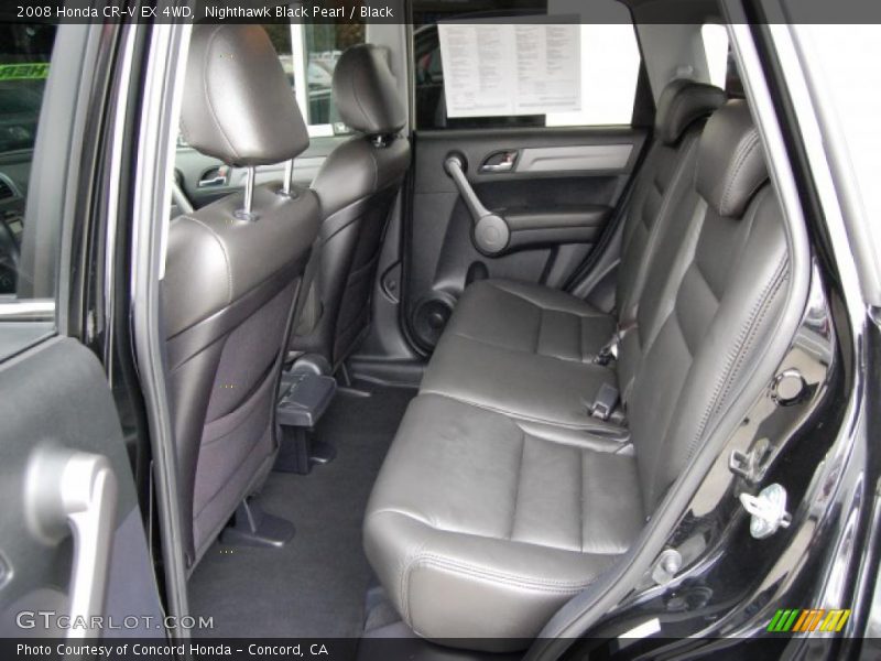 Nighthawk Black Pearl / Black 2008 Honda CR-V EX 4WD