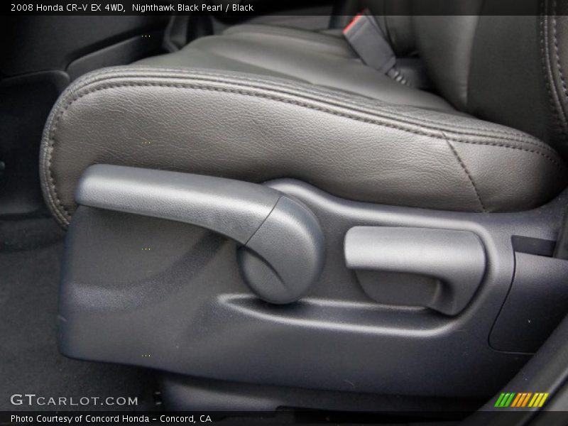 Nighthawk Black Pearl / Black 2008 Honda CR-V EX 4WD