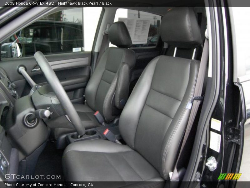 Nighthawk Black Pearl / Black 2008 Honda CR-V EX 4WD