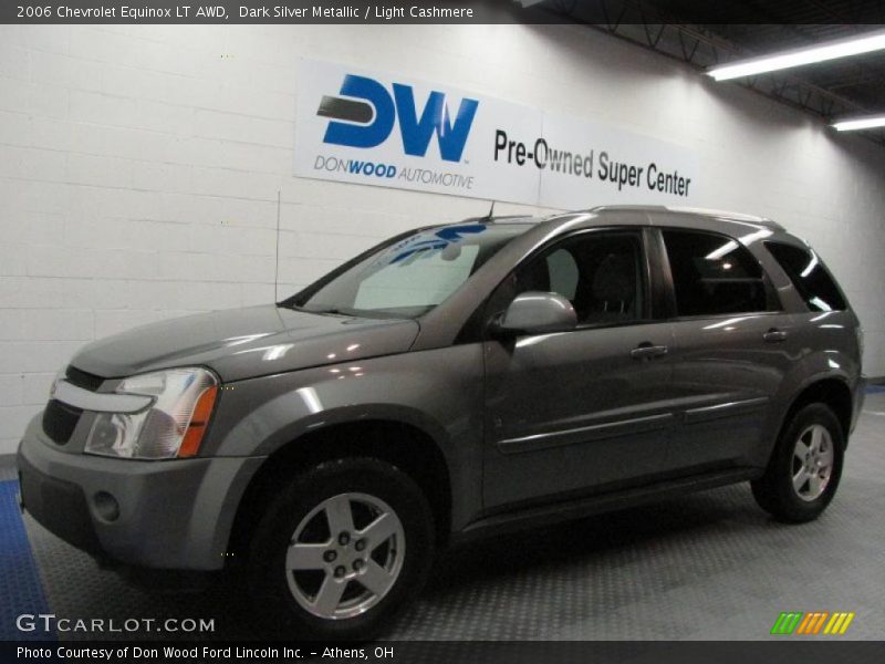 Dark Silver Metallic / Light Cashmere 2006 Chevrolet Equinox LT AWD