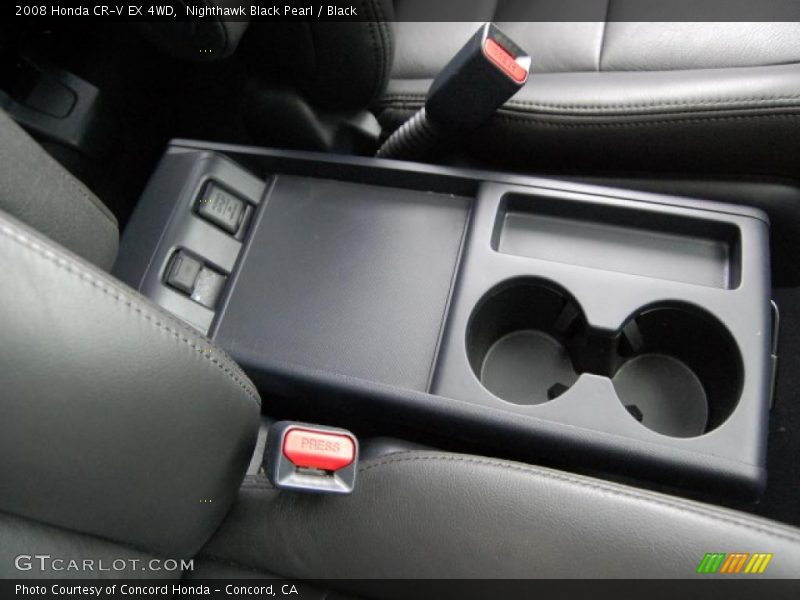 Nighthawk Black Pearl / Black 2008 Honda CR-V EX 4WD