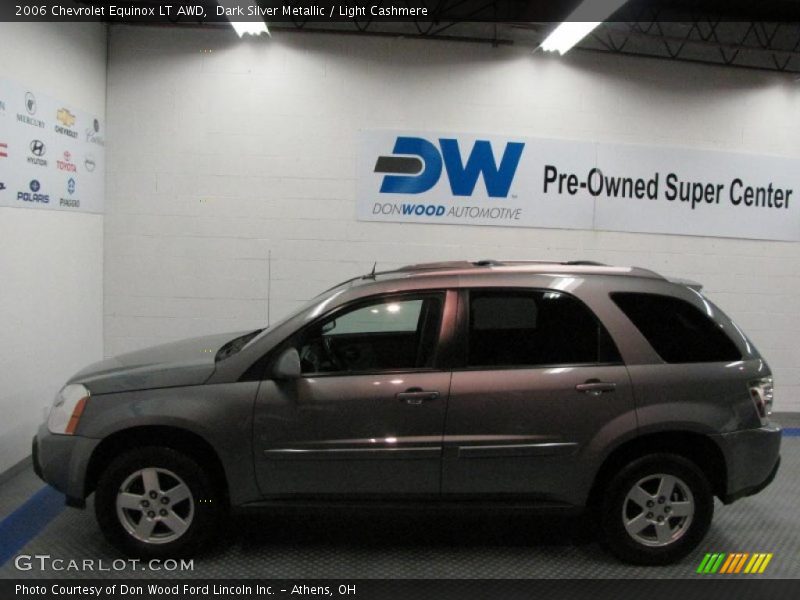 Dark Silver Metallic / Light Cashmere 2006 Chevrolet Equinox LT AWD