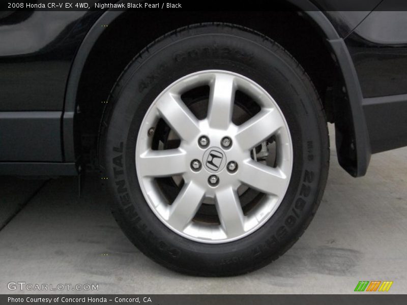 Nighthawk Black Pearl / Black 2008 Honda CR-V EX 4WD