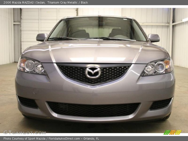 Titanium Gray Metallic / Black 2006 Mazda MAZDA3 i Sedan