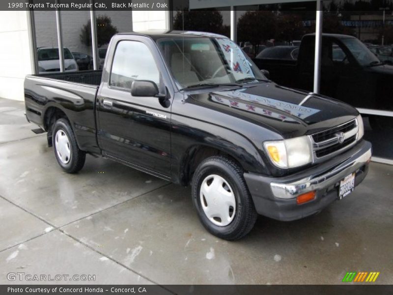 Black Metallic / Oak 1998 Toyota Tacoma Regular Cab