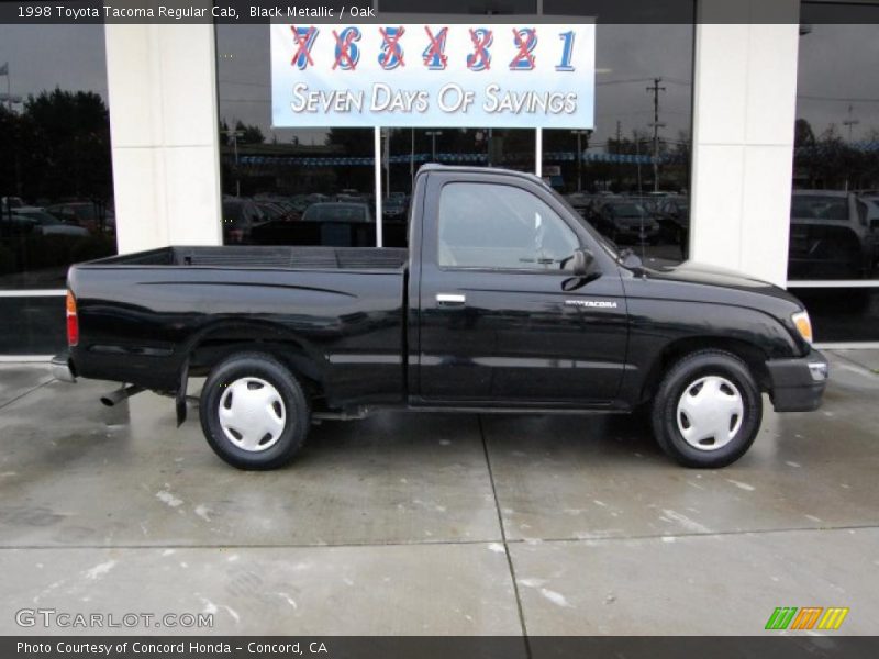 Black Metallic / Oak 1998 Toyota Tacoma Regular Cab