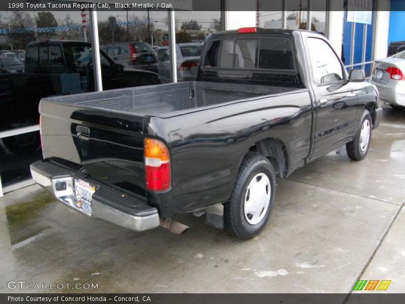 Black Metallic / Oak 1998 Toyota Tacoma Regular Cab