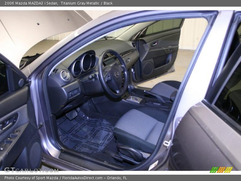Titanium Gray Metallic / Black 2006 Mazda MAZDA3 i Sedan