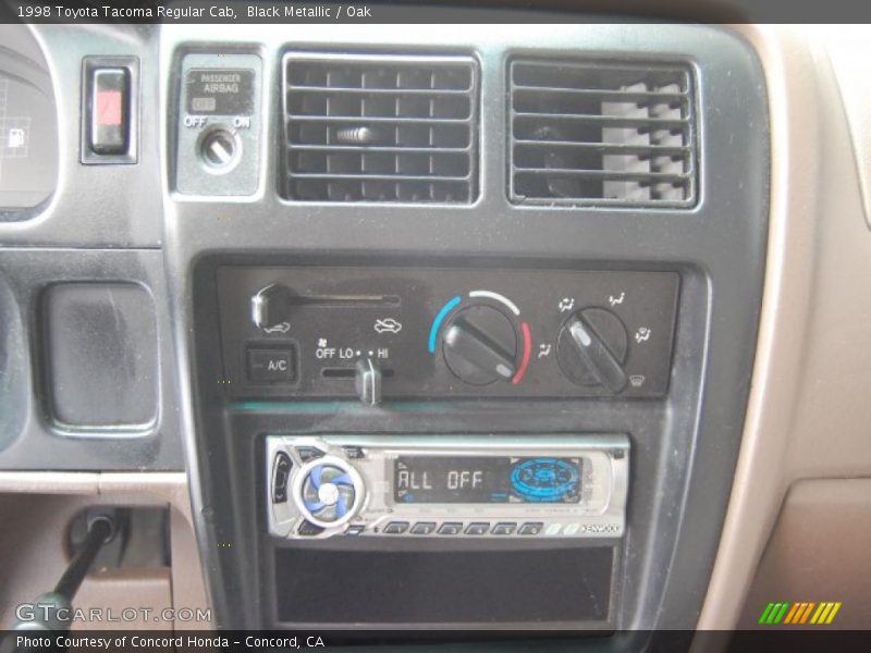 Black Metallic / Oak 1998 Toyota Tacoma Regular Cab