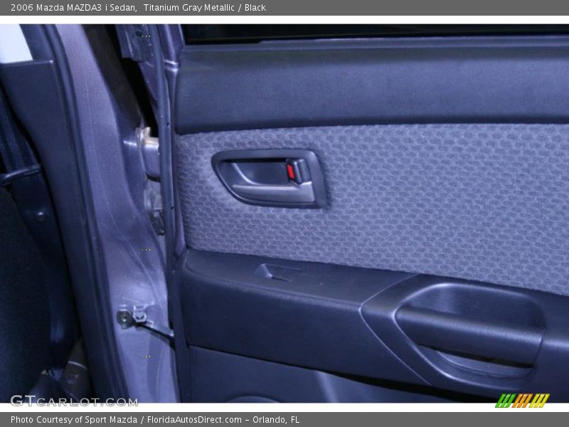 Titanium Gray Metallic / Black 2006 Mazda MAZDA3 i Sedan