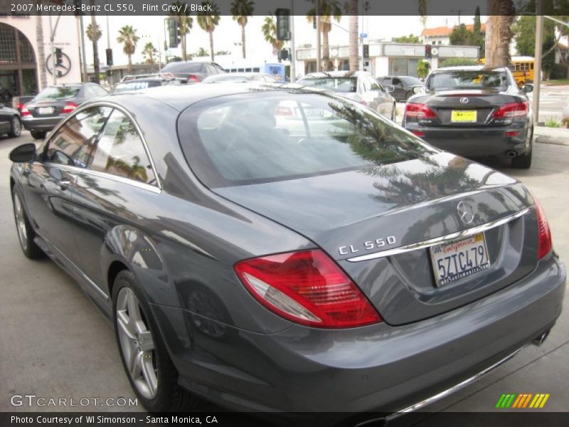 Flint Grey / Black 2007 Mercedes-Benz CL 550