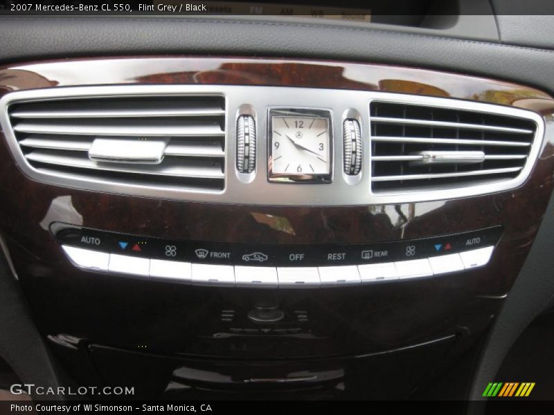 Flint Grey / Black 2007 Mercedes-Benz CL 550