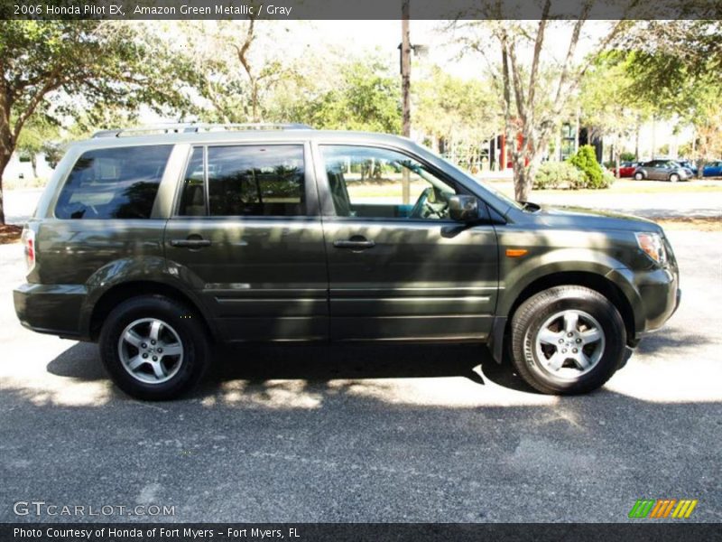 Amazon Green Metallic / Gray 2006 Honda Pilot EX