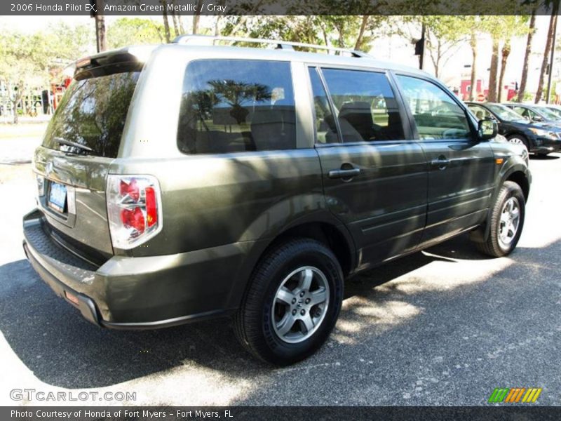 Amazon Green Metallic / Gray 2006 Honda Pilot EX
