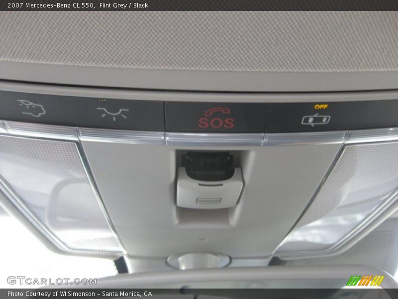Flint Grey / Black 2007 Mercedes-Benz CL 550