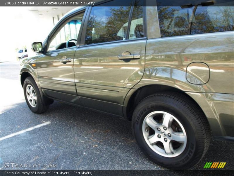 Amazon Green Metallic / Gray 2006 Honda Pilot EX