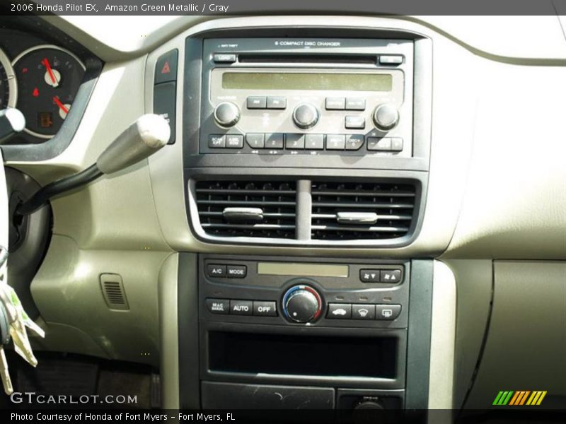 Amazon Green Metallic / Gray 2006 Honda Pilot EX