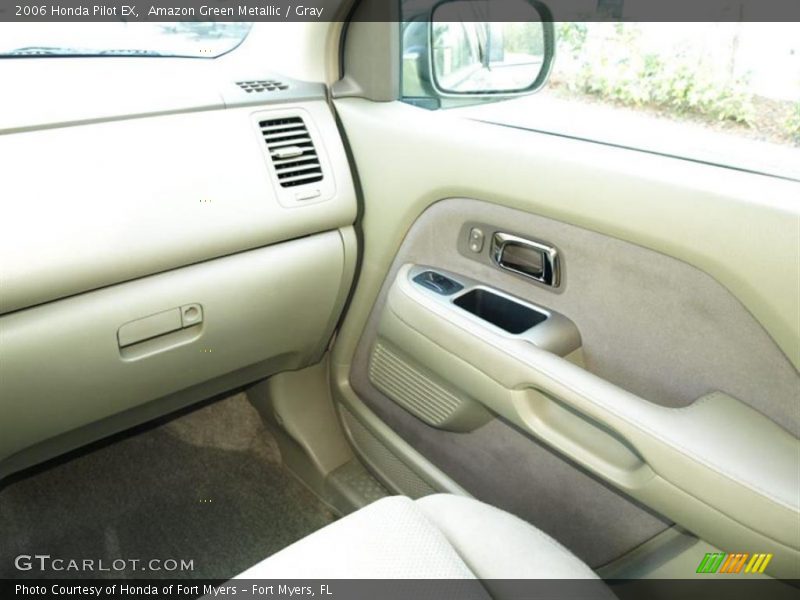 Amazon Green Metallic / Gray 2006 Honda Pilot EX