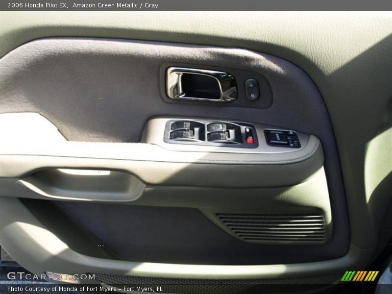 Amazon Green Metallic / Gray 2006 Honda Pilot EX