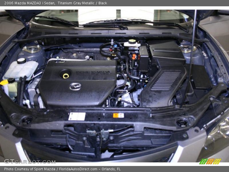 Titanium Gray Metallic / Black 2006 Mazda MAZDA3 i Sedan