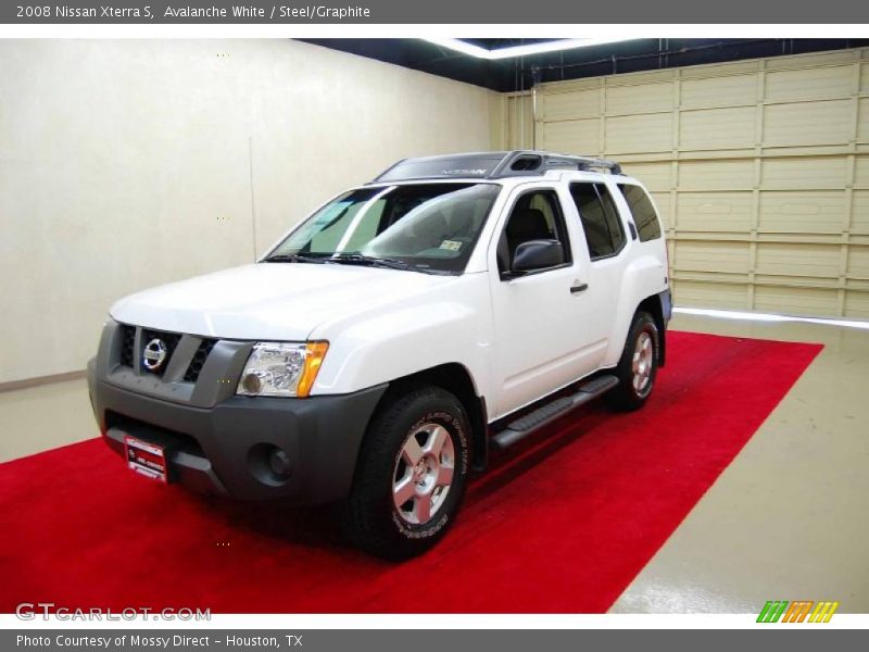 Avalanche White / Steel/Graphite 2008 Nissan Xterra S