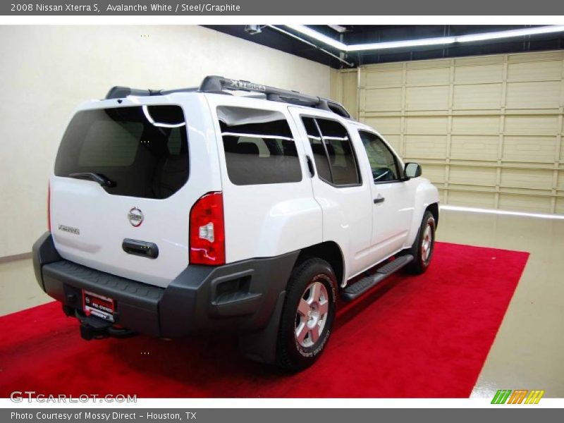 Avalanche White / Steel/Graphite 2008 Nissan Xterra S