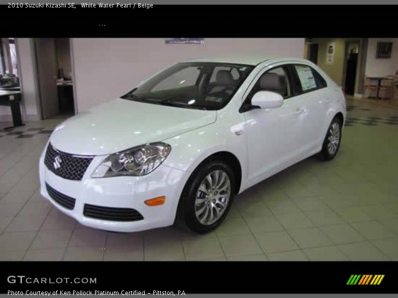 White Water Pearl / Beige 2010 Suzuki Kizashi SE