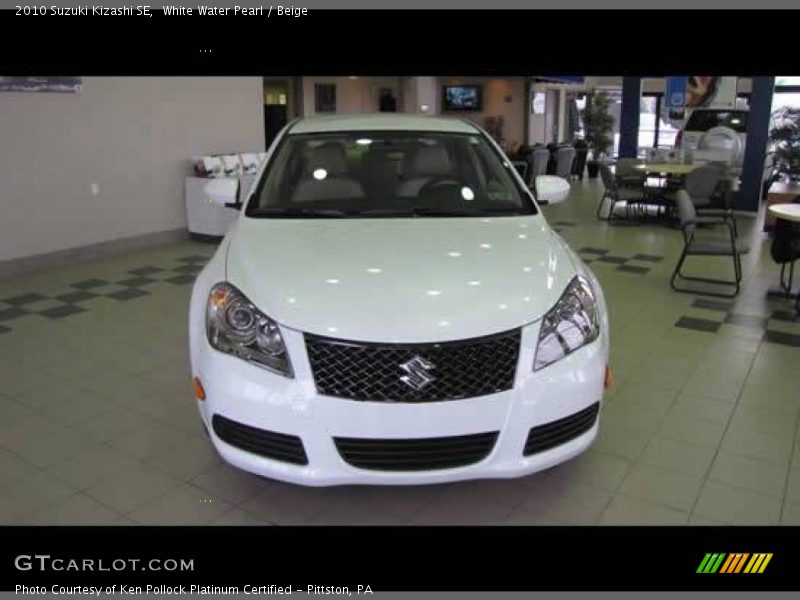 White Water Pearl / Beige 2010 Suzuki Kizashi SE