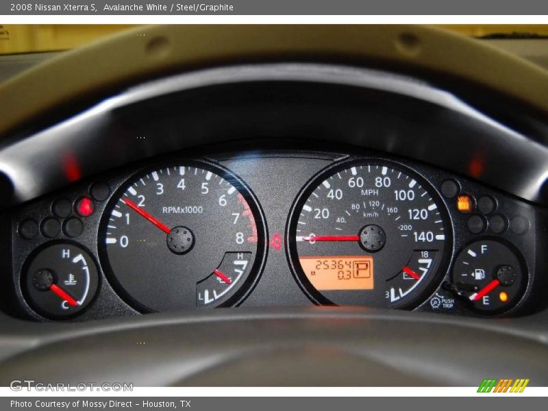 Avalanche White / Steel/Graphite 2008 Nissan Xterra S