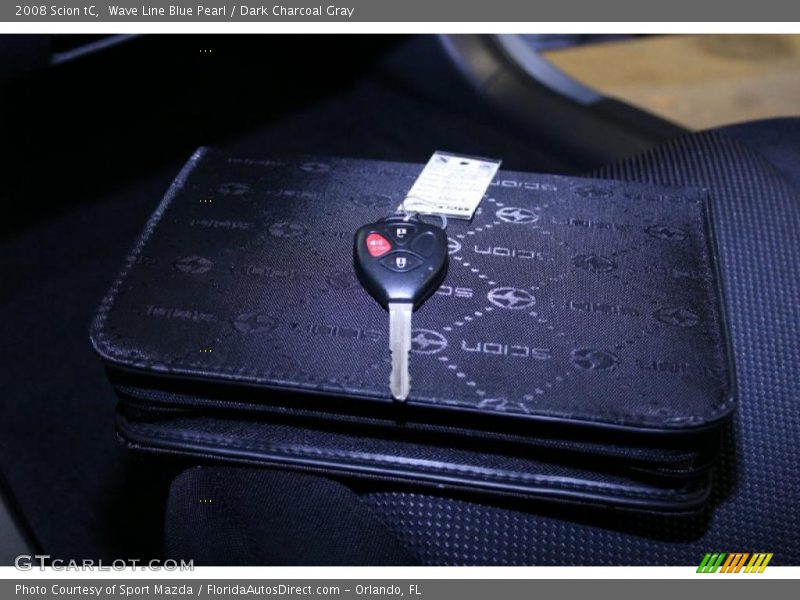 Wave Line Blue Pearl / Dark Charcoal Gray 2008 Scion tC